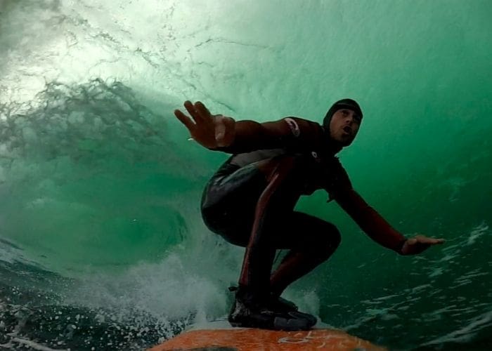 Big Wave Surfer Tom Butler, Surfing Monster wave in Cornwall